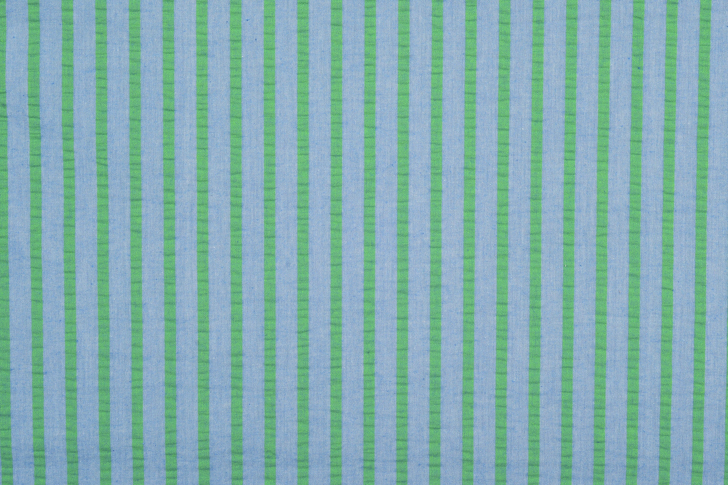 Cotton Blue Green Seersucker Shirt