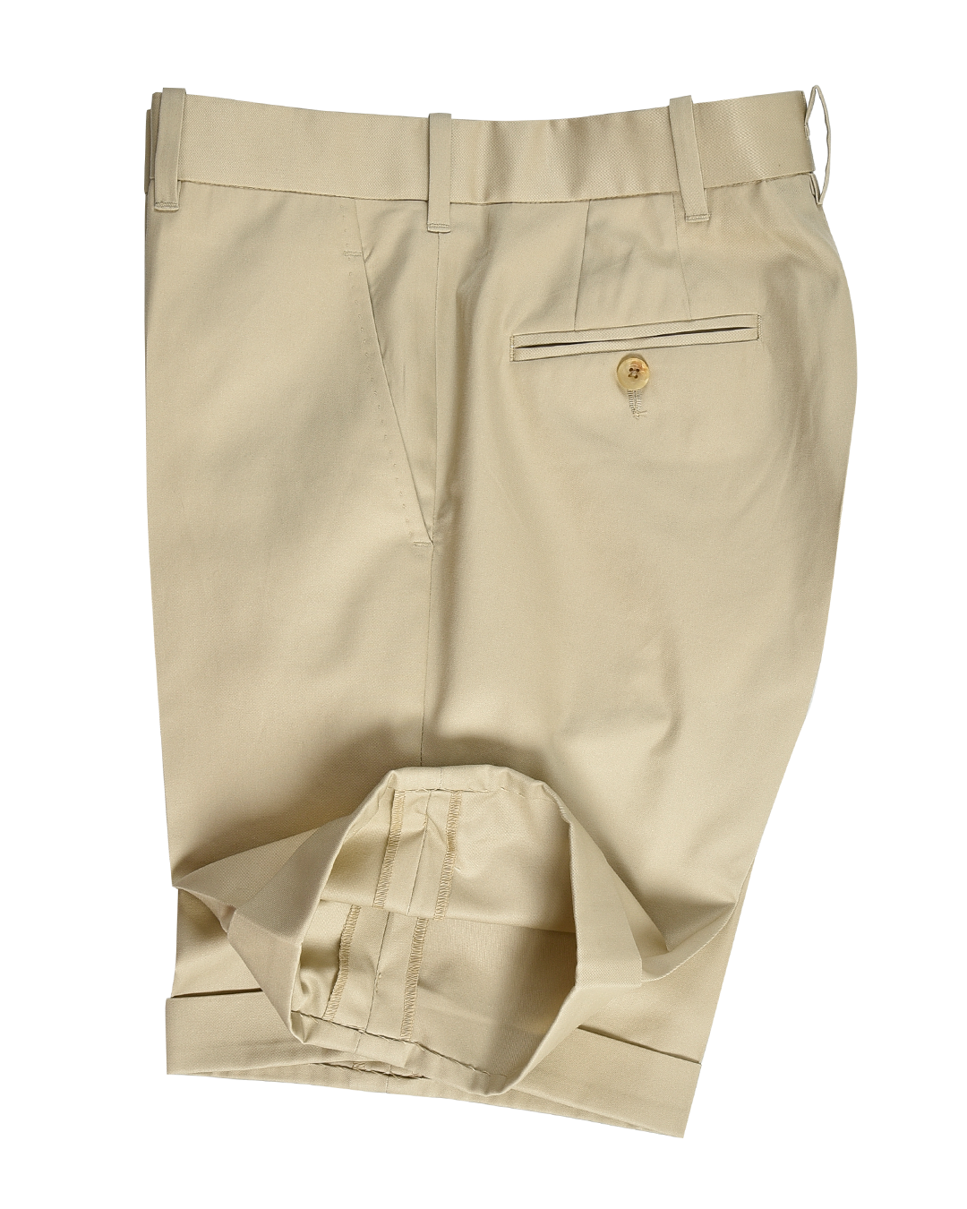 Summer Soft Khaki Twill Shorts