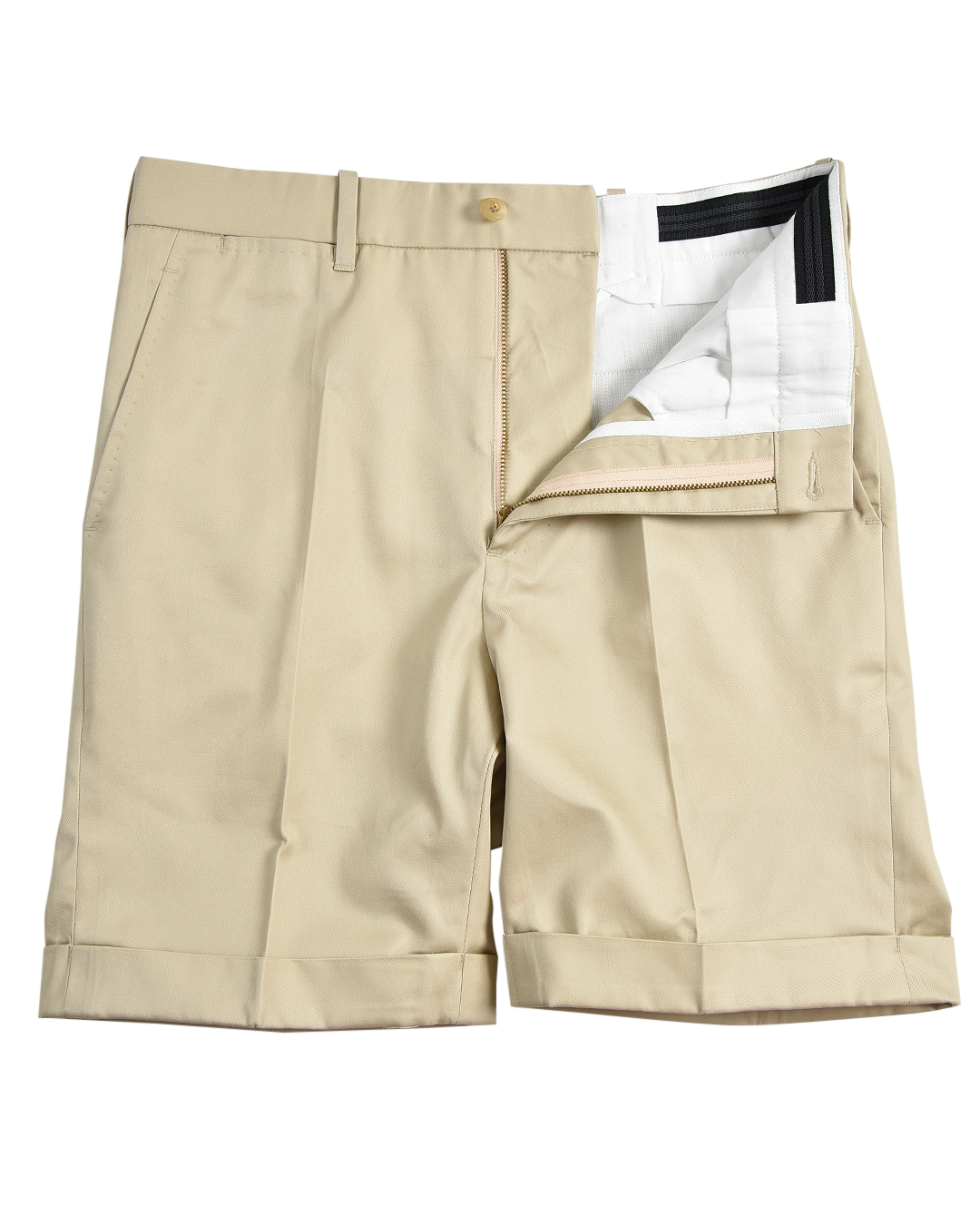 Summer Soft Khaki Twill Shorts