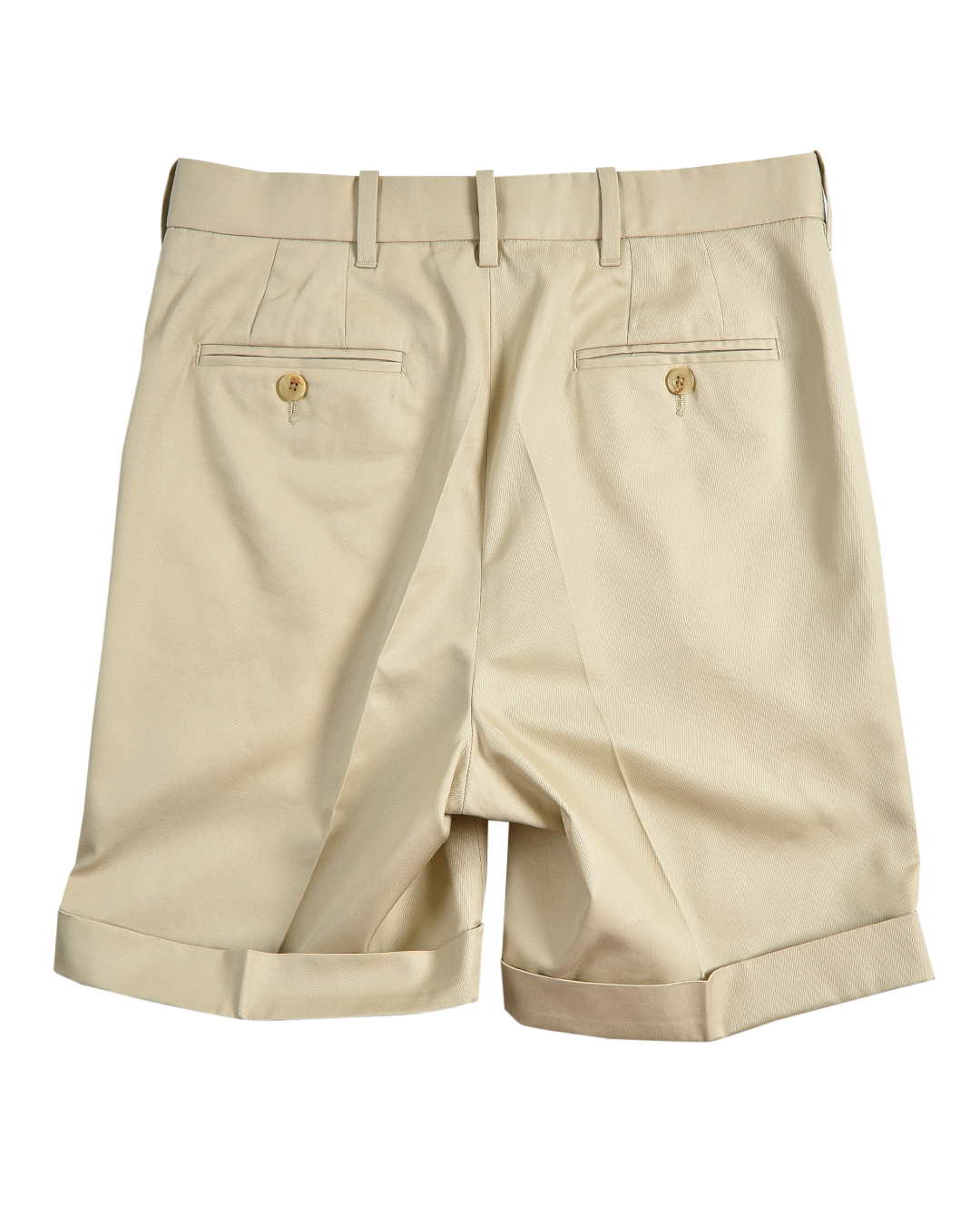 Summer Soft Khaki Twill Shorts