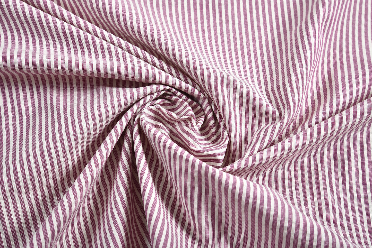 Red Violet Candy Stripes Seersucker