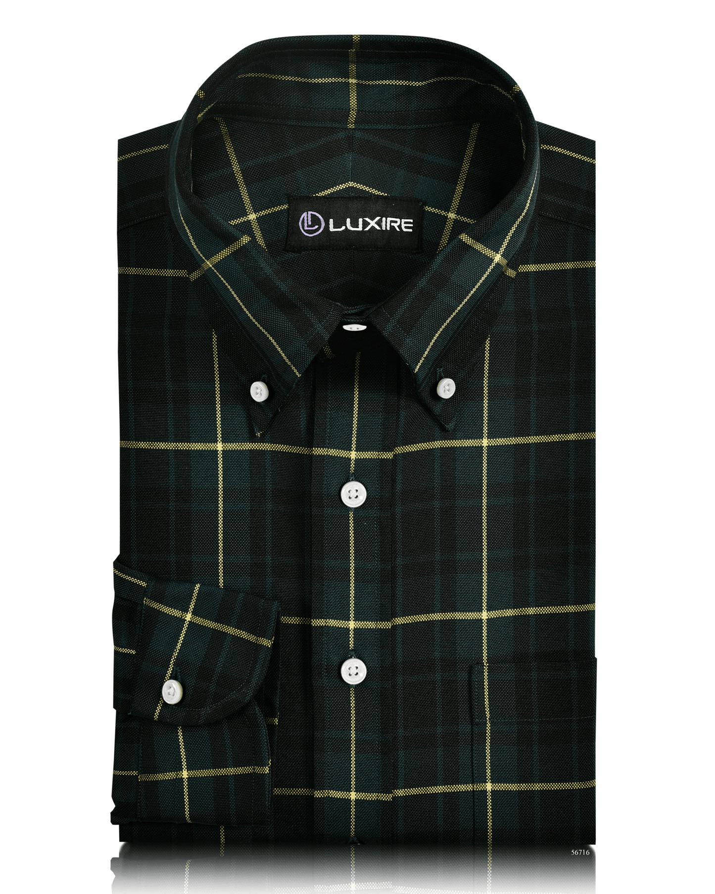 Tartan Checks Green Black Yellow Shirt