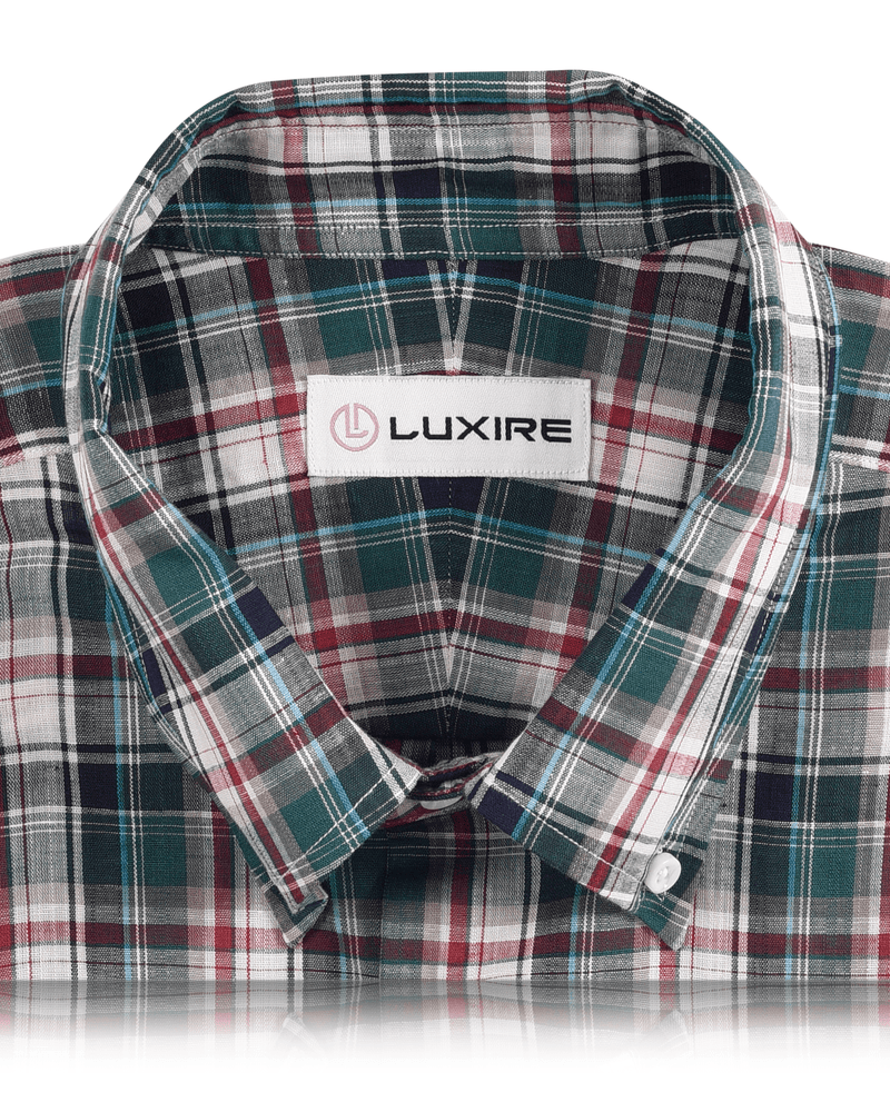 Summer: Red Green Navy White Madras