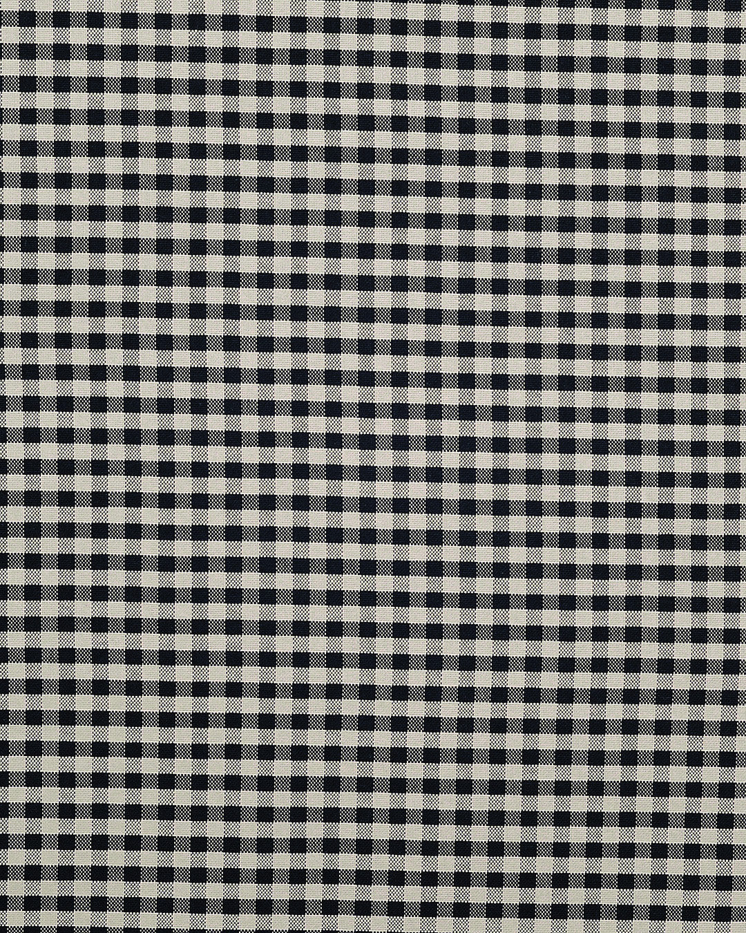 Dark Navy Ecru Gingham Shirt