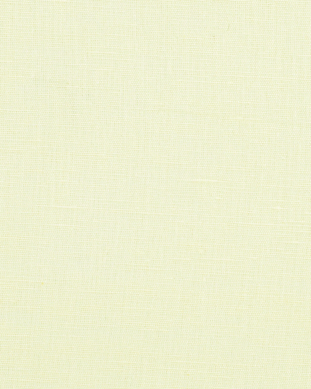 Close up of the custom linen shirt for men in pale yellow by Luxire Clothing