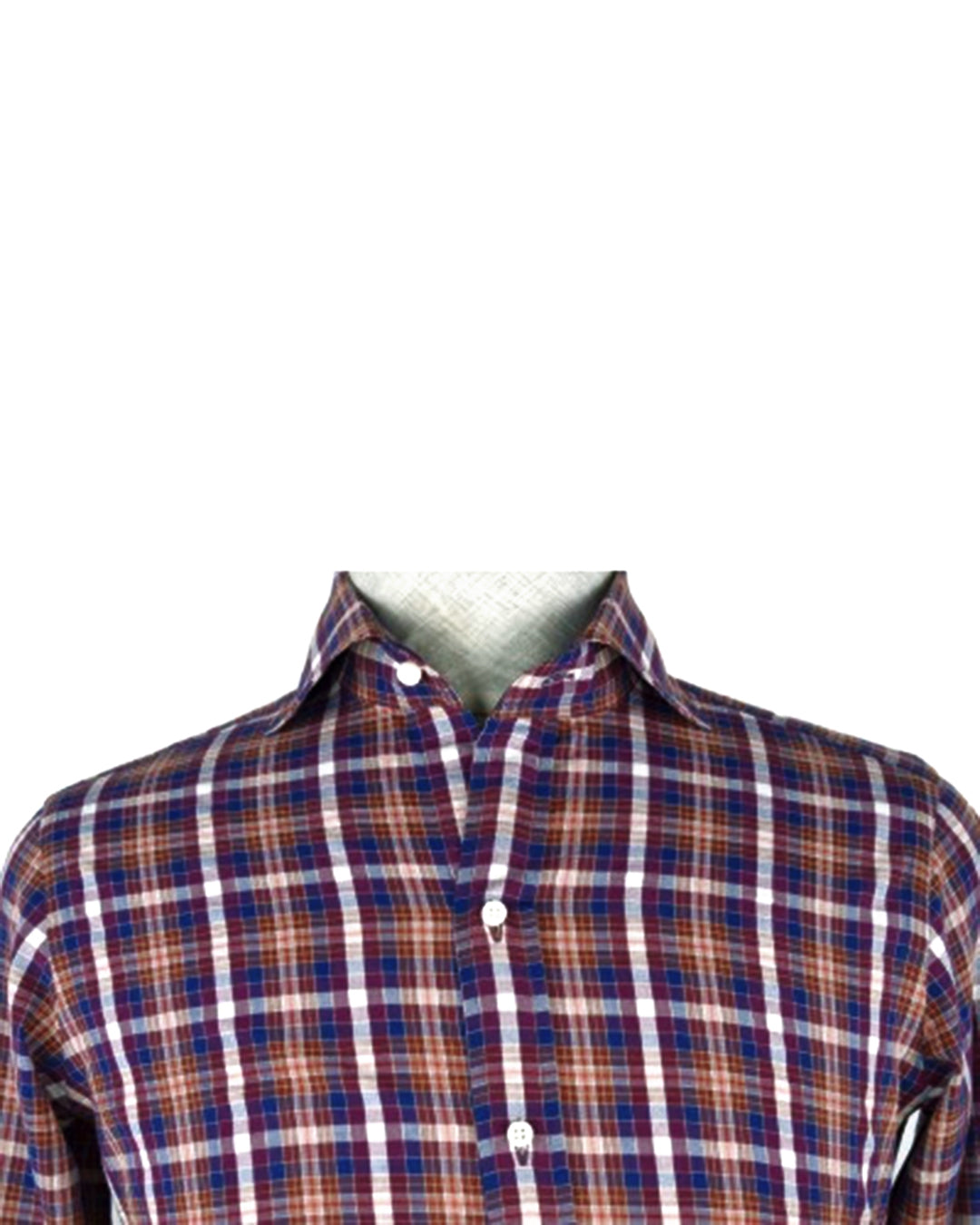 Summer Light Maroon Blue Madras