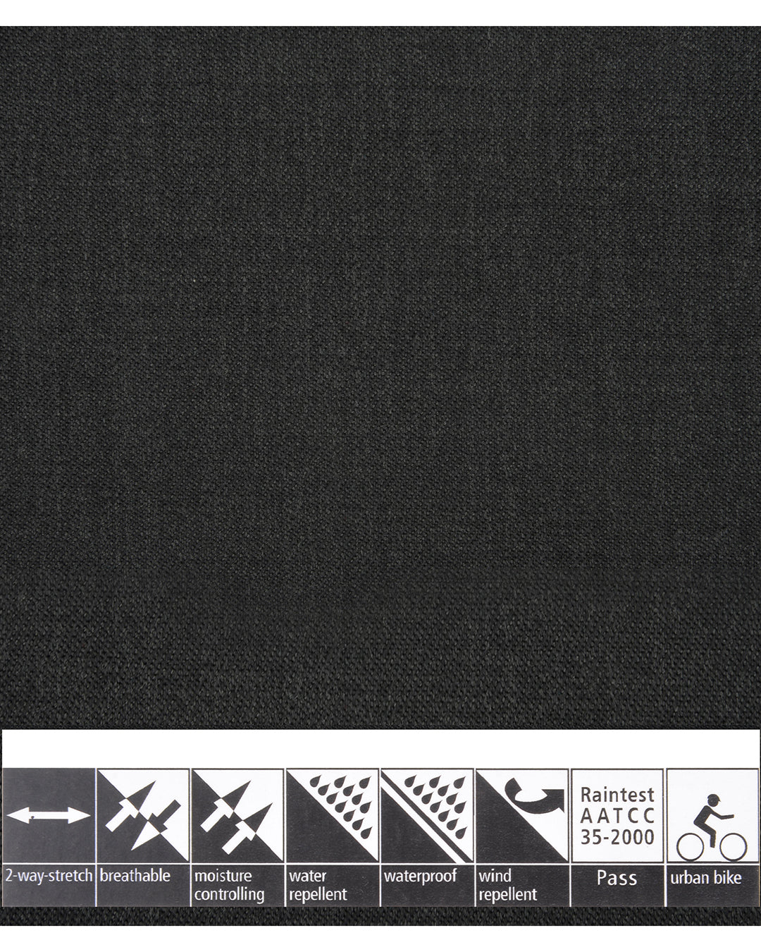 Performance Merino: Charcoal Grey Twill