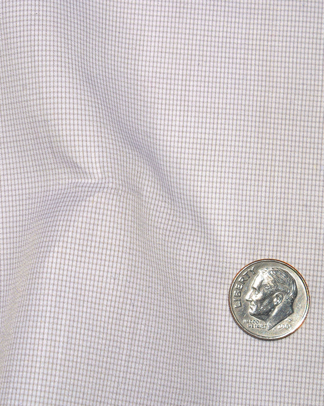 Albini: Light Grey Micro Graph Checks