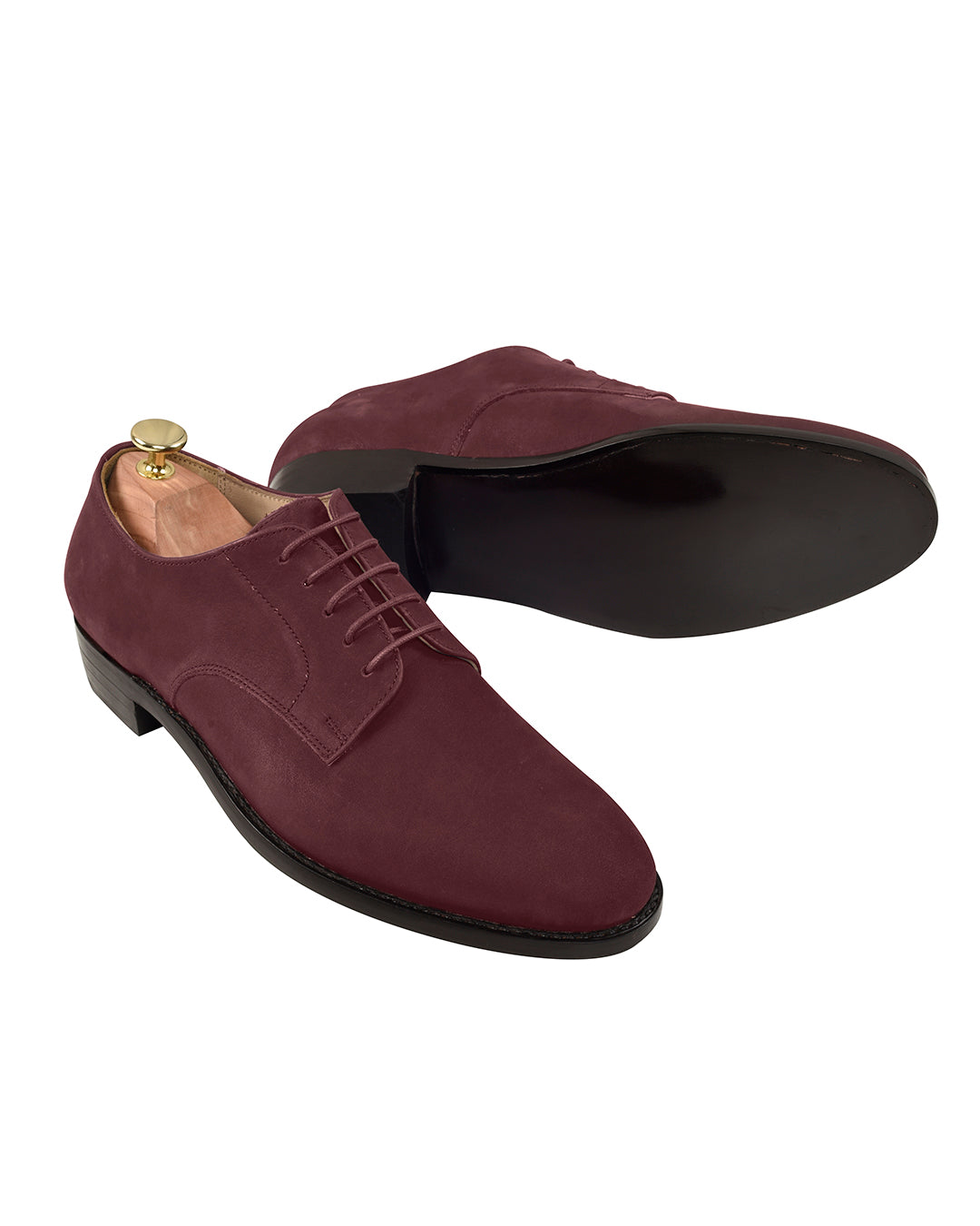 Nubuck Derby Burgundy