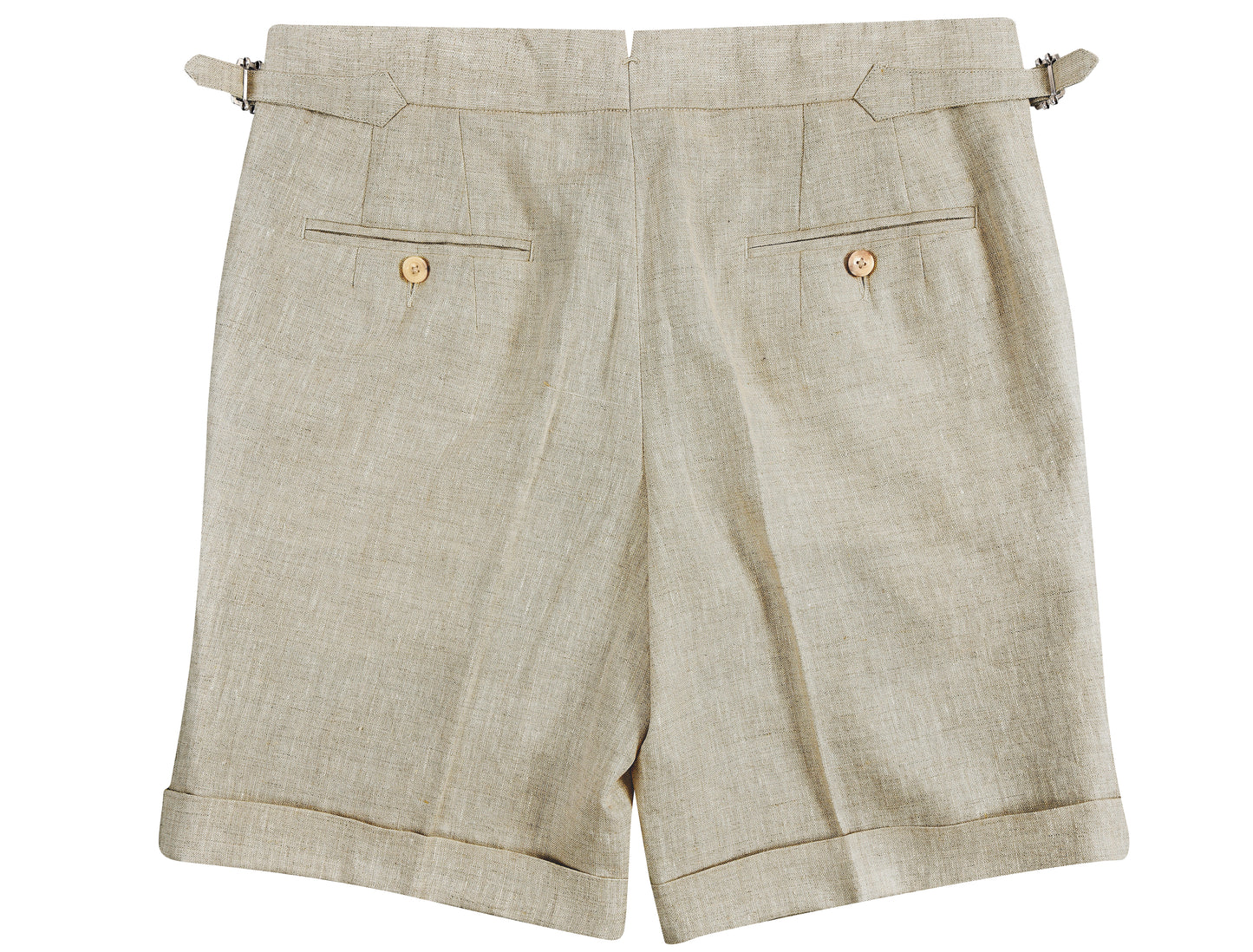 100% Linen Suiting Muslin Shorts