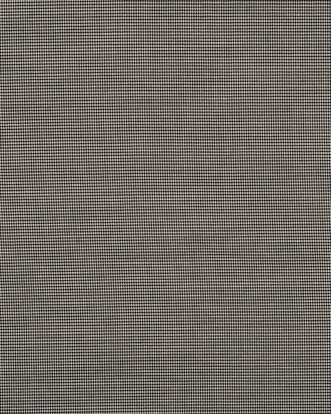 Ecru Black Pin Checks