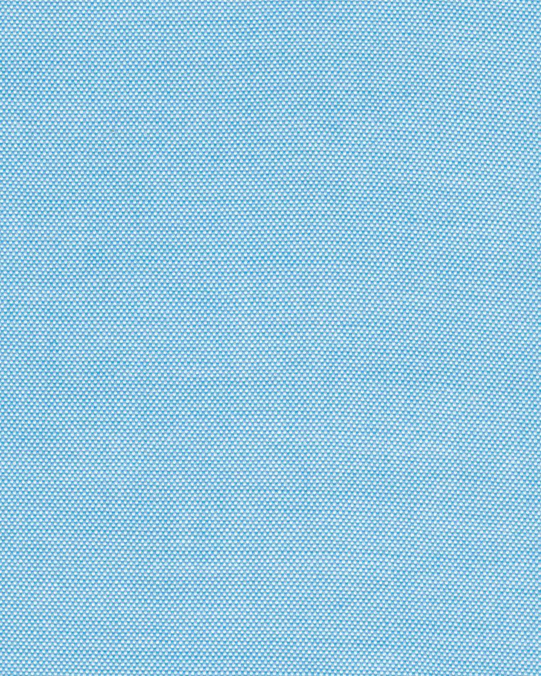 Turquoise Blue Pinpoint Oxford