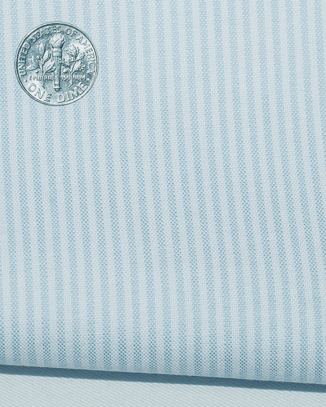 Pale Blue Dress Stripes Oxford