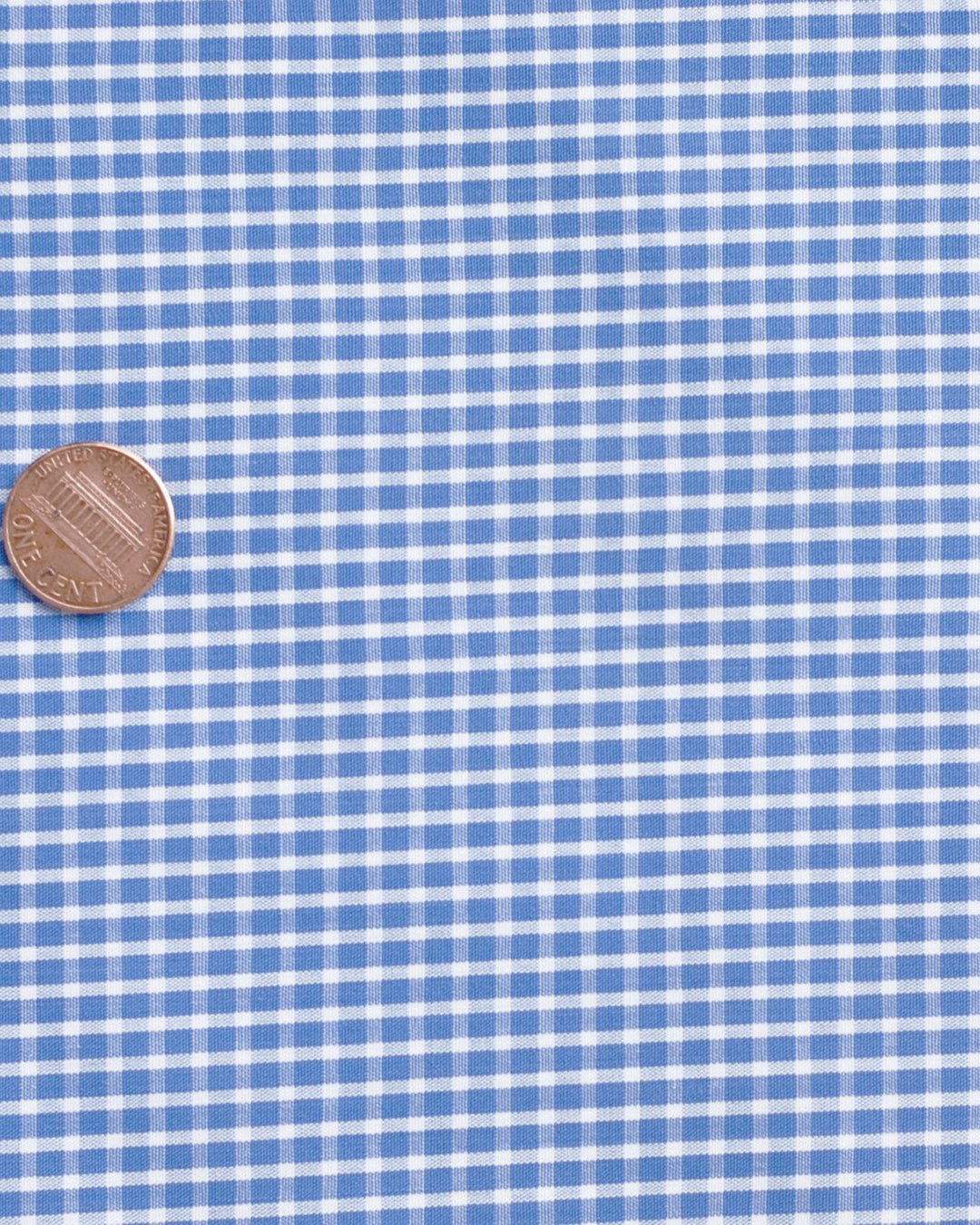 Easy-to-Iron White Blue Graph Checks