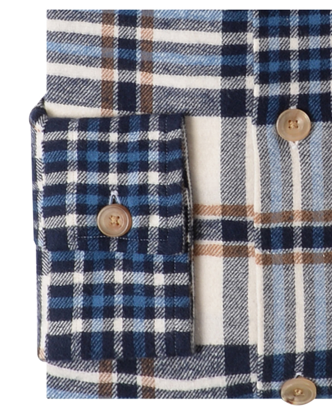 Blue White Casual Tartan Checks