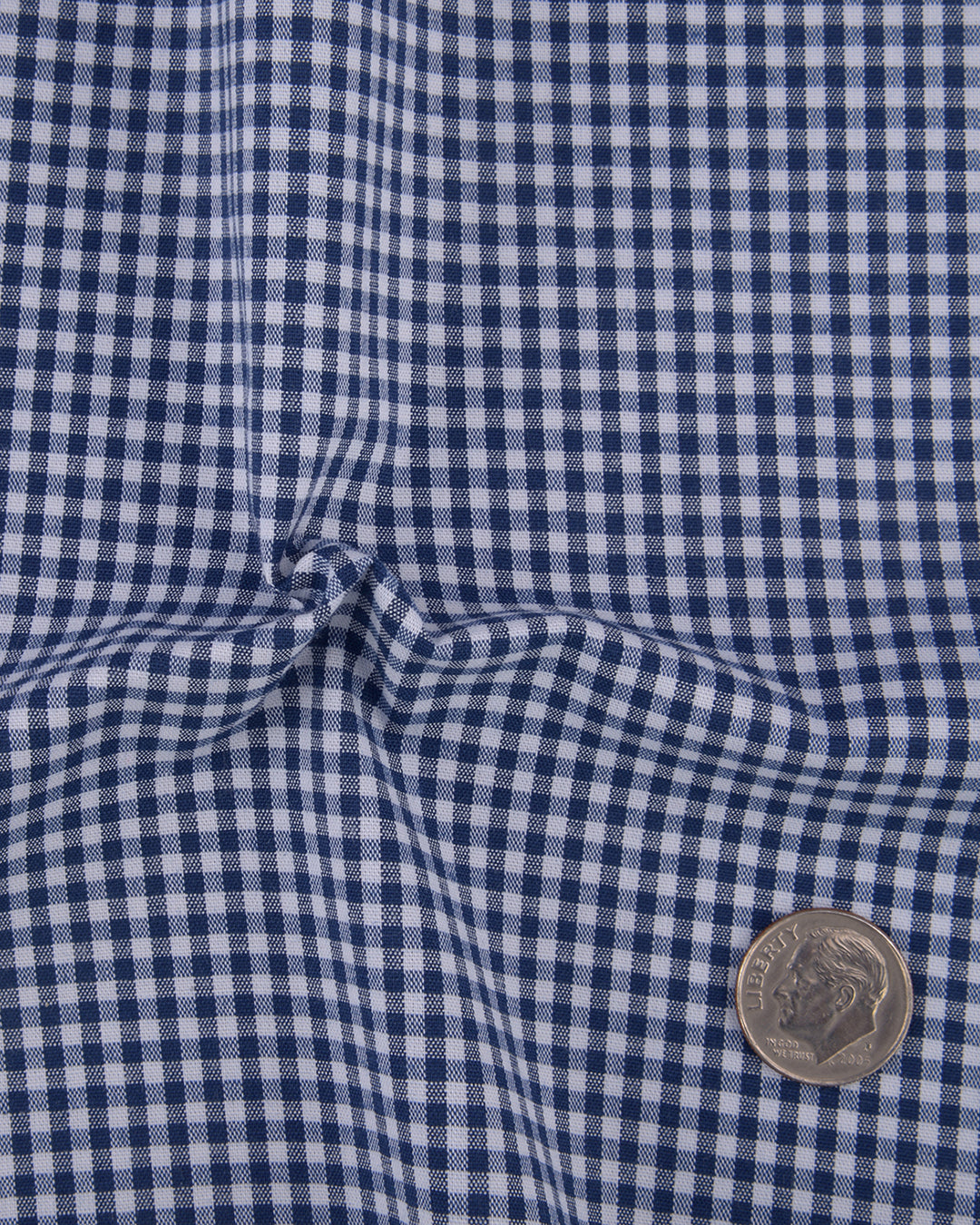 Oxford Blue Gingham Checks