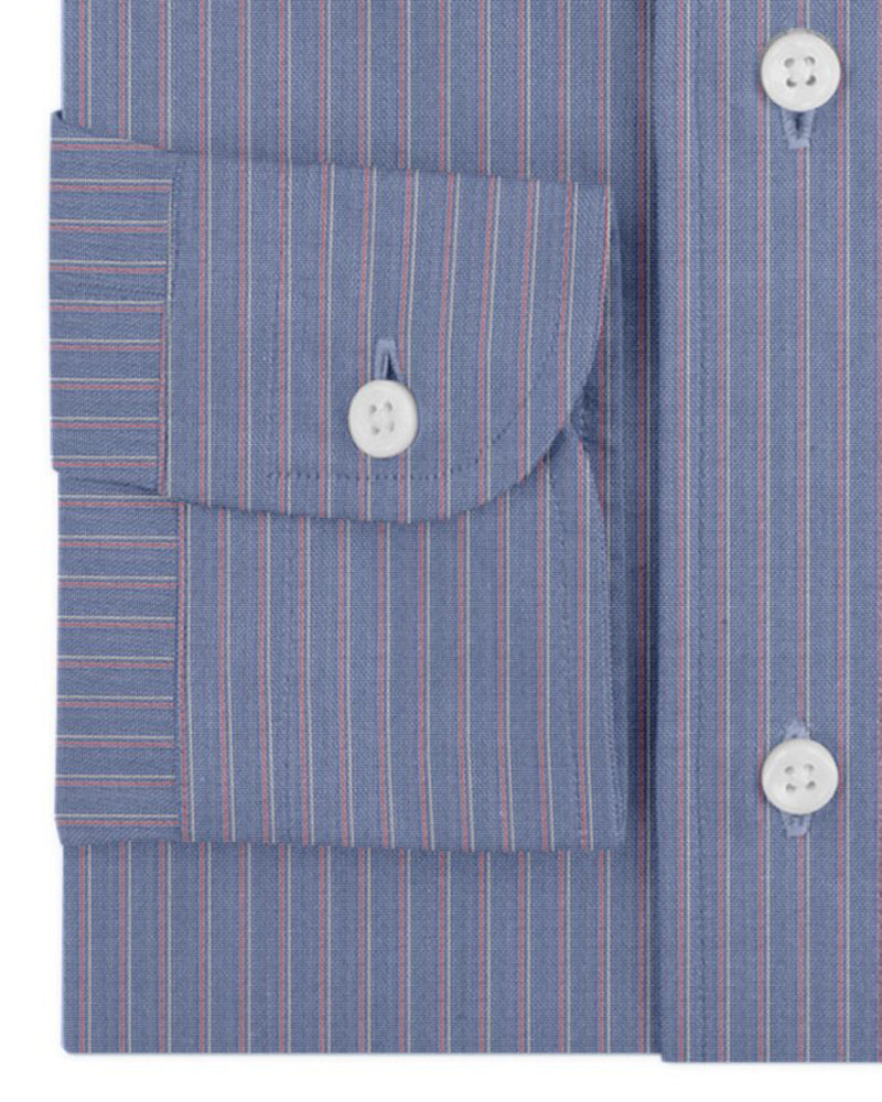 Monti Shadow Stripes On Blue end-on-End