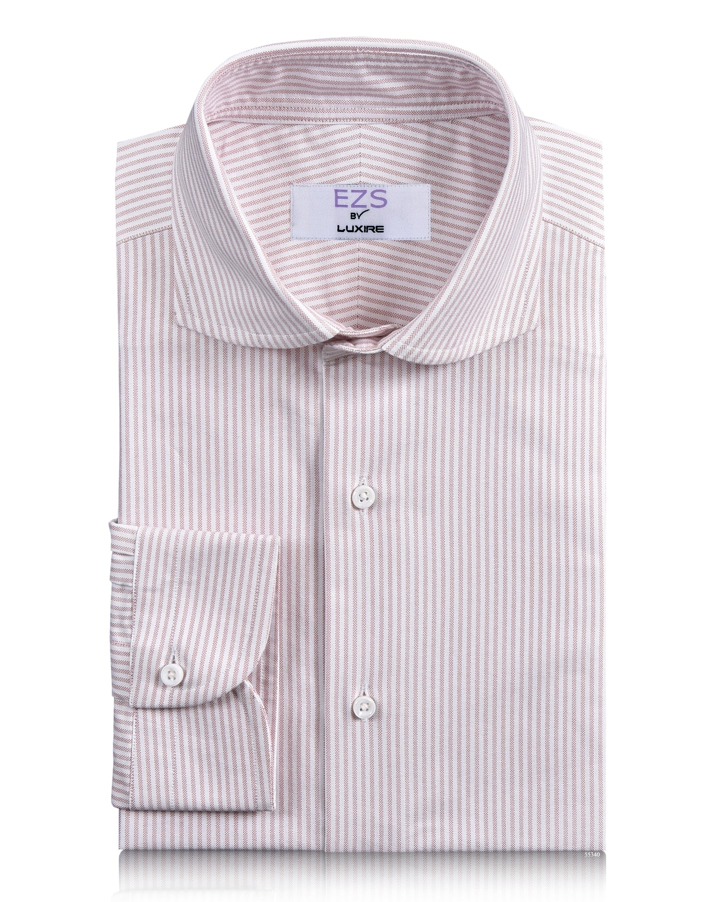 EZS Pink University Stripes Oxford