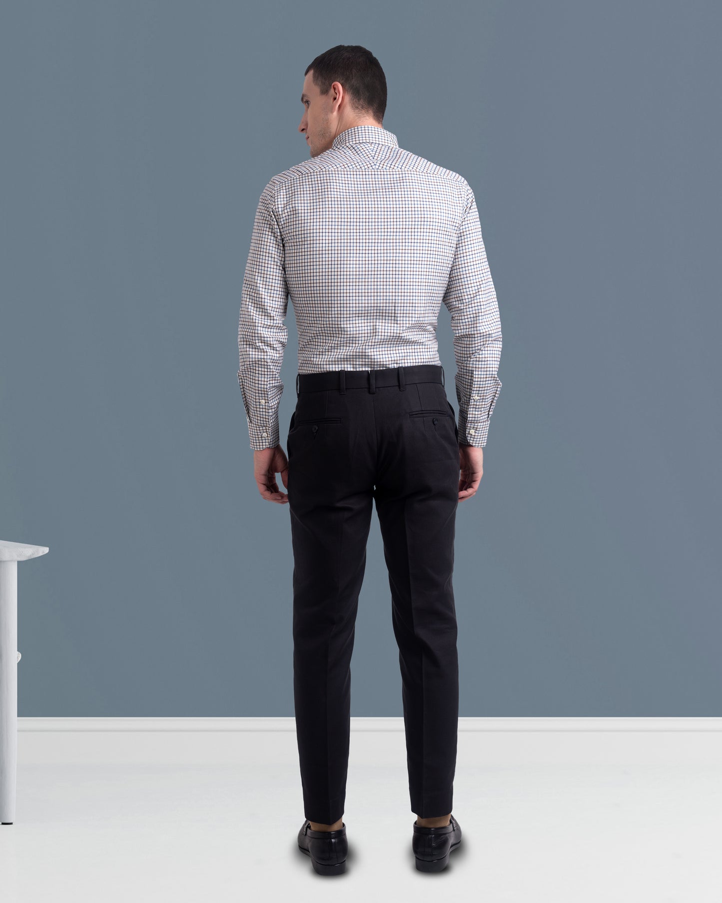 Midnight Grey Twill Dress Pant