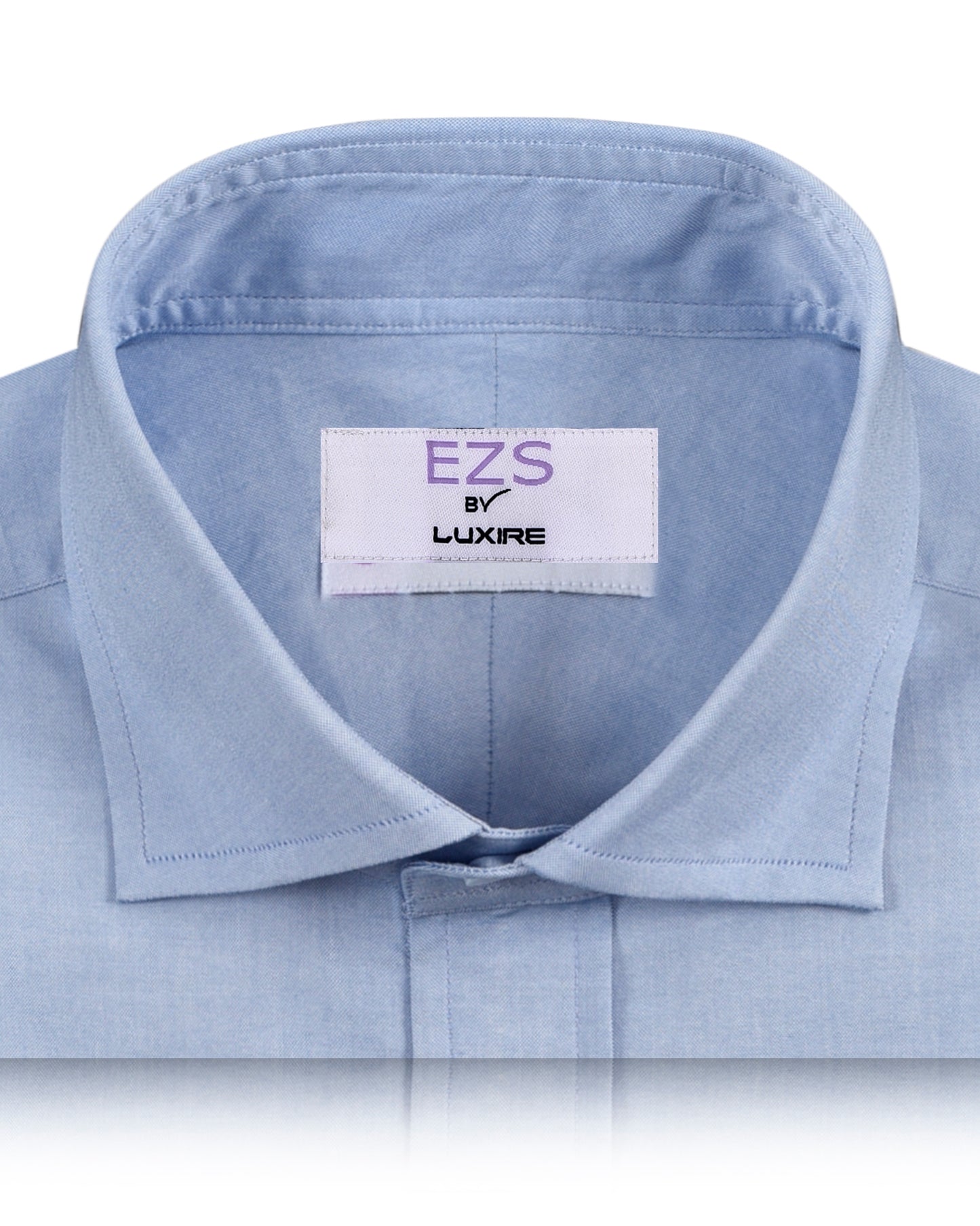 EZS Sky Blue Pinpoint Oxford Shirt