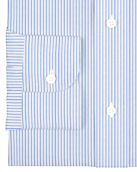 Alumo Light Blue Cornflower and Navy Stripes