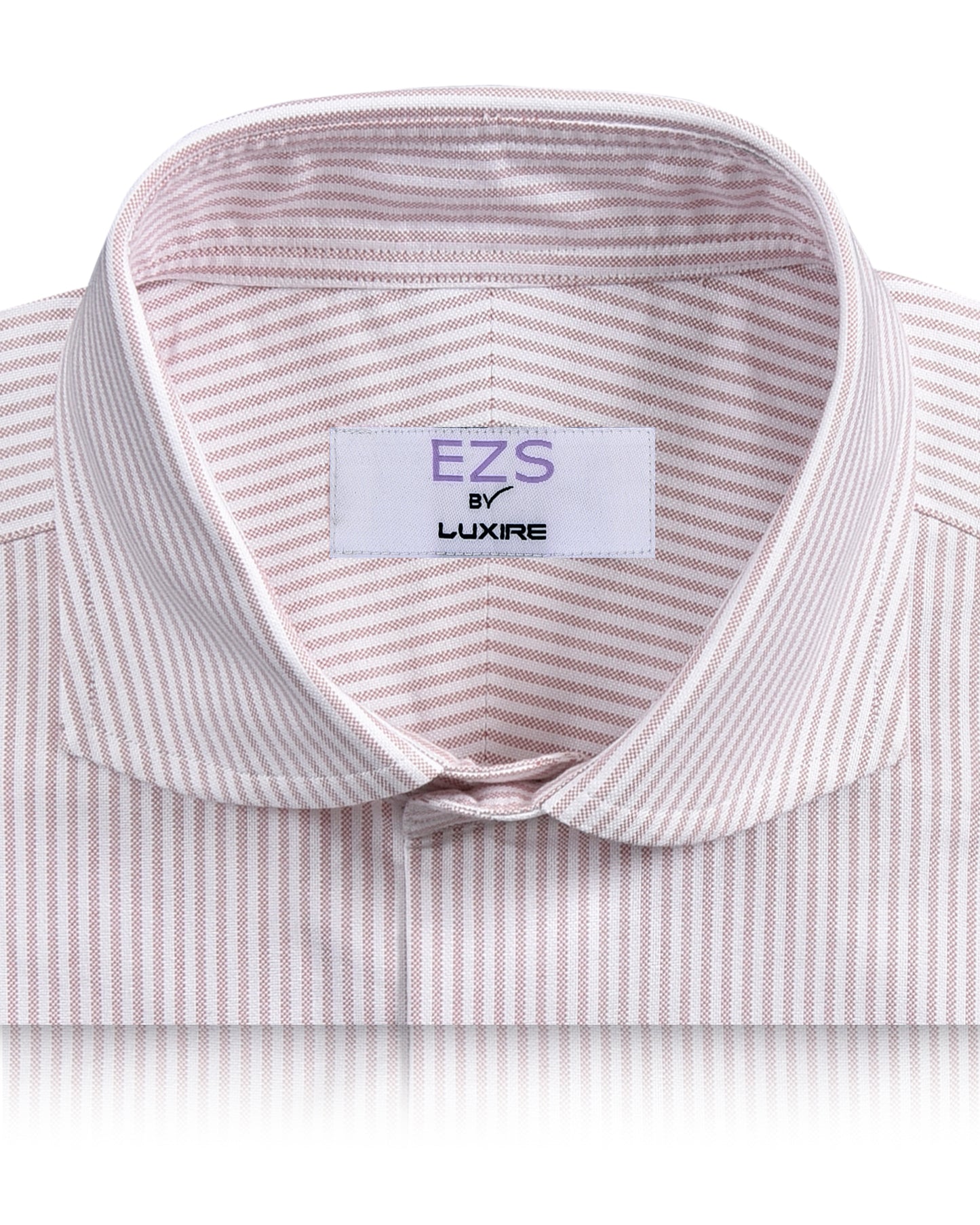 EZS Pink University Stripes Oxford