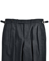 Dugdale Grey Wool Flannel Dress Pant