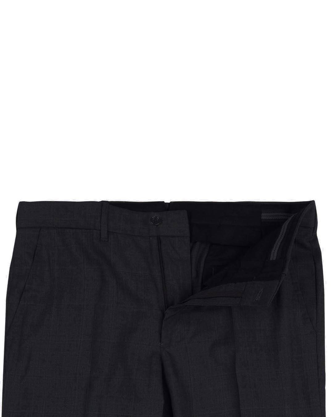 Drago: Super 160s Charcoal Prince of Wales Checks - 3