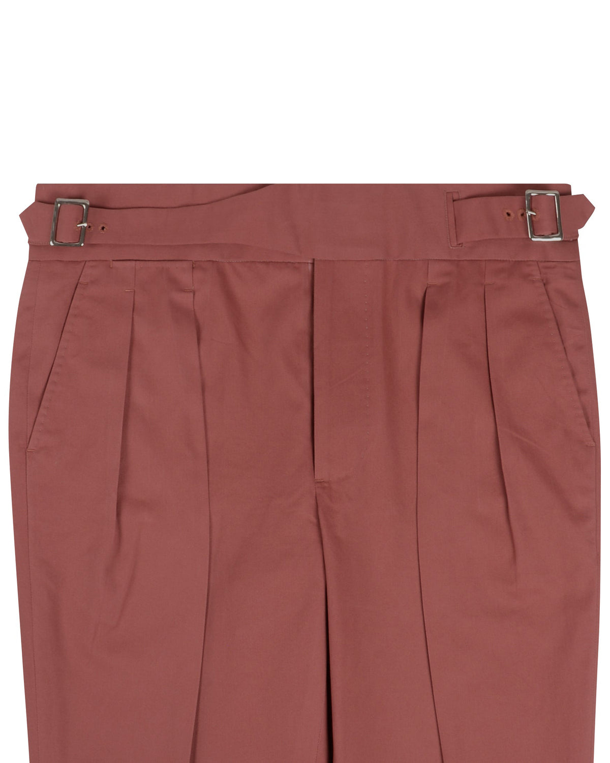 Gurkha Pant in Dugdale Cotton Brick Red Twill - 3
