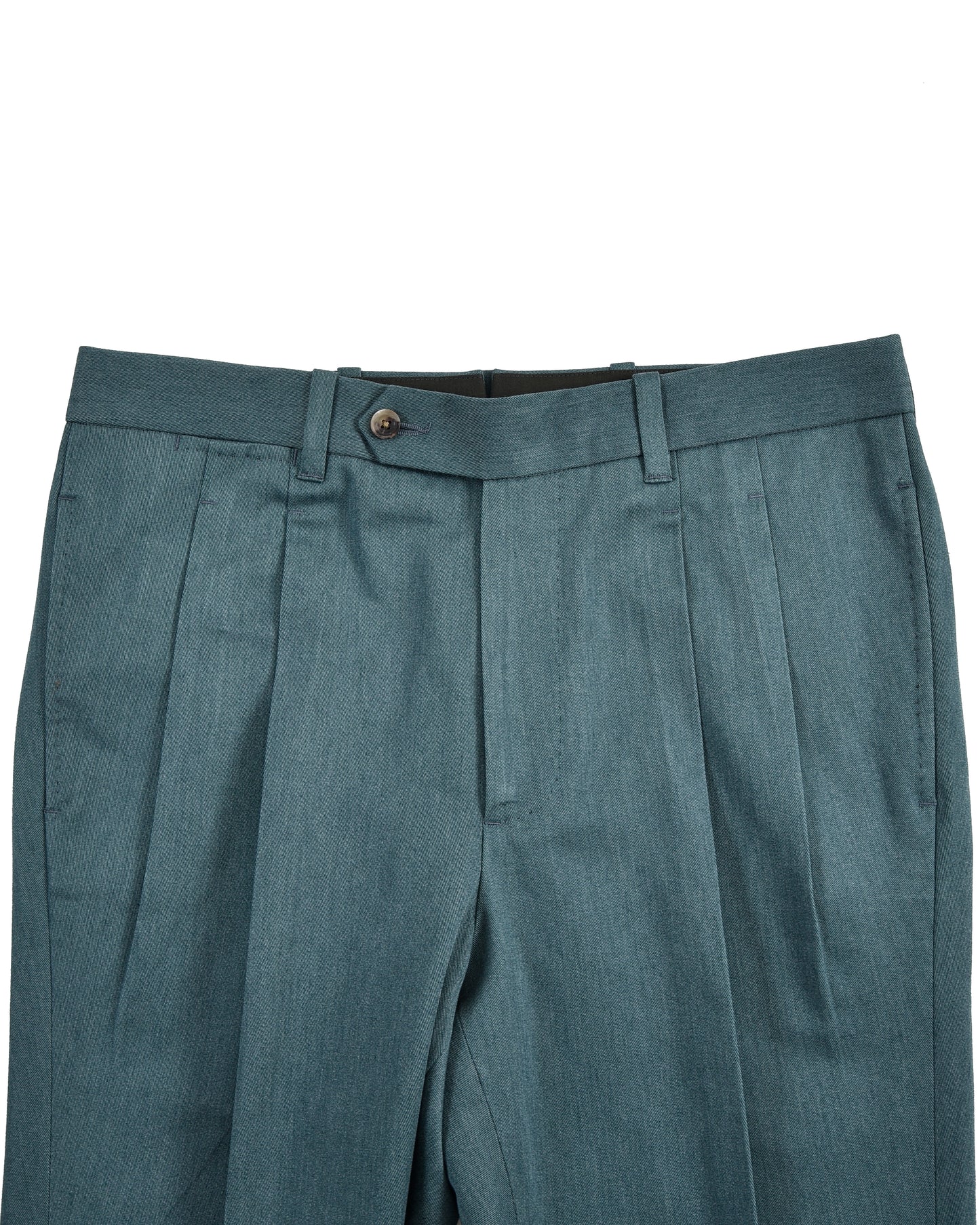 Dark Shaded Green Cotton Twill Pant