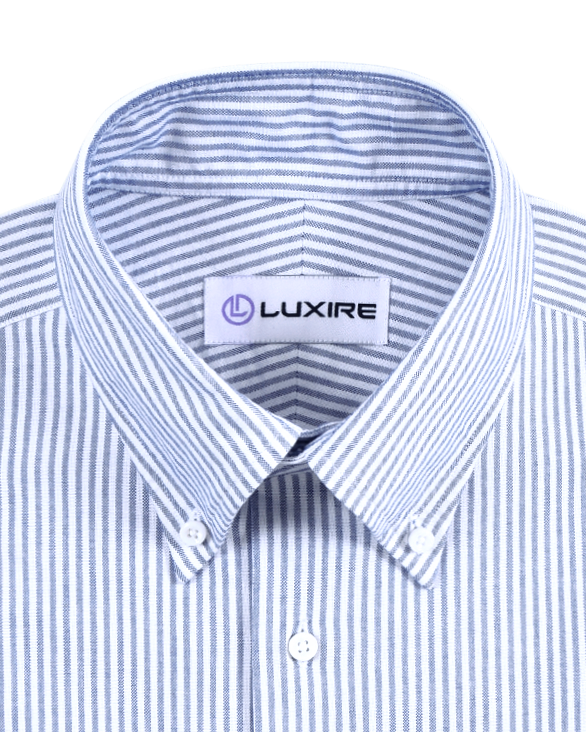 Navy University Stripes Oxford Shirt - 11