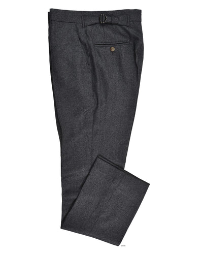 VBC Super 120's Flannel Mid Grey Mini Houndstooth checks