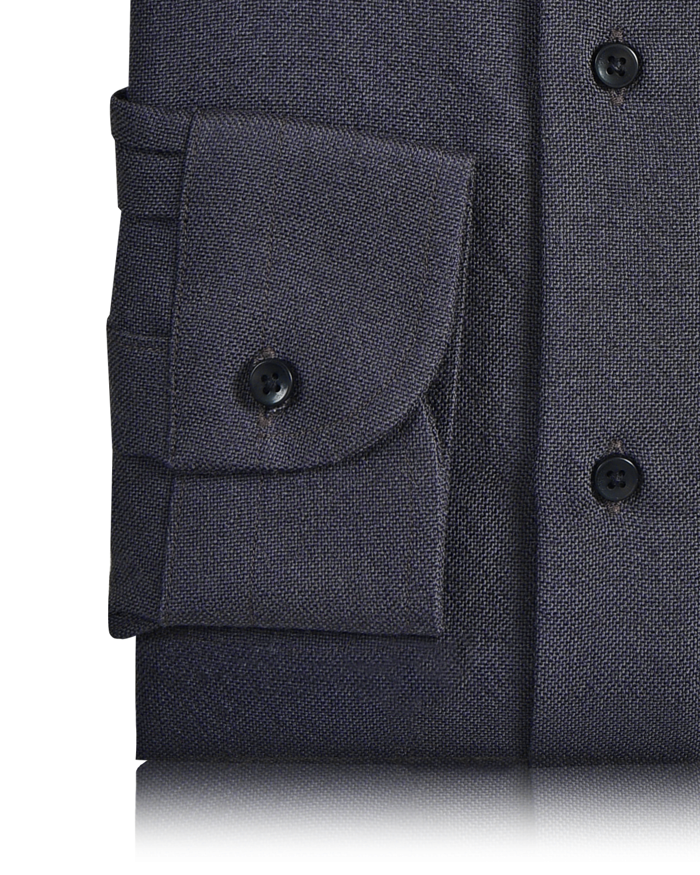 Midnight Grey Wool Shirt