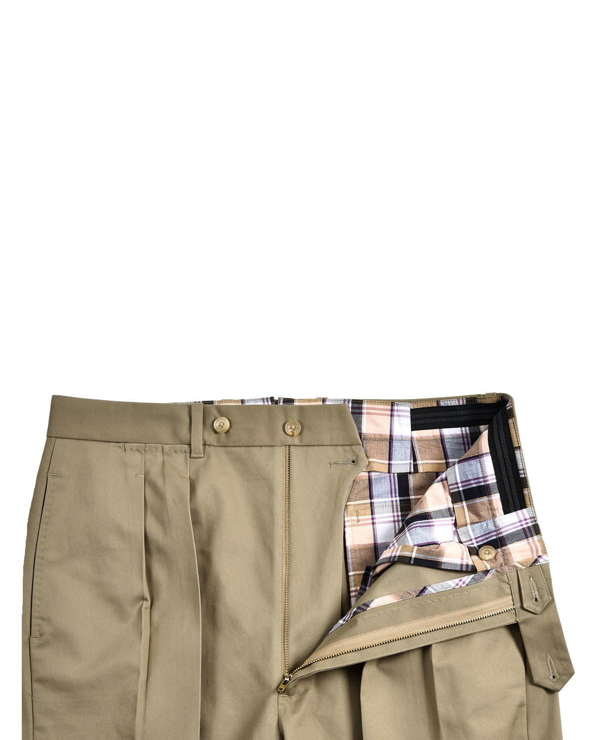 Khaki Stretchable Pant - 4