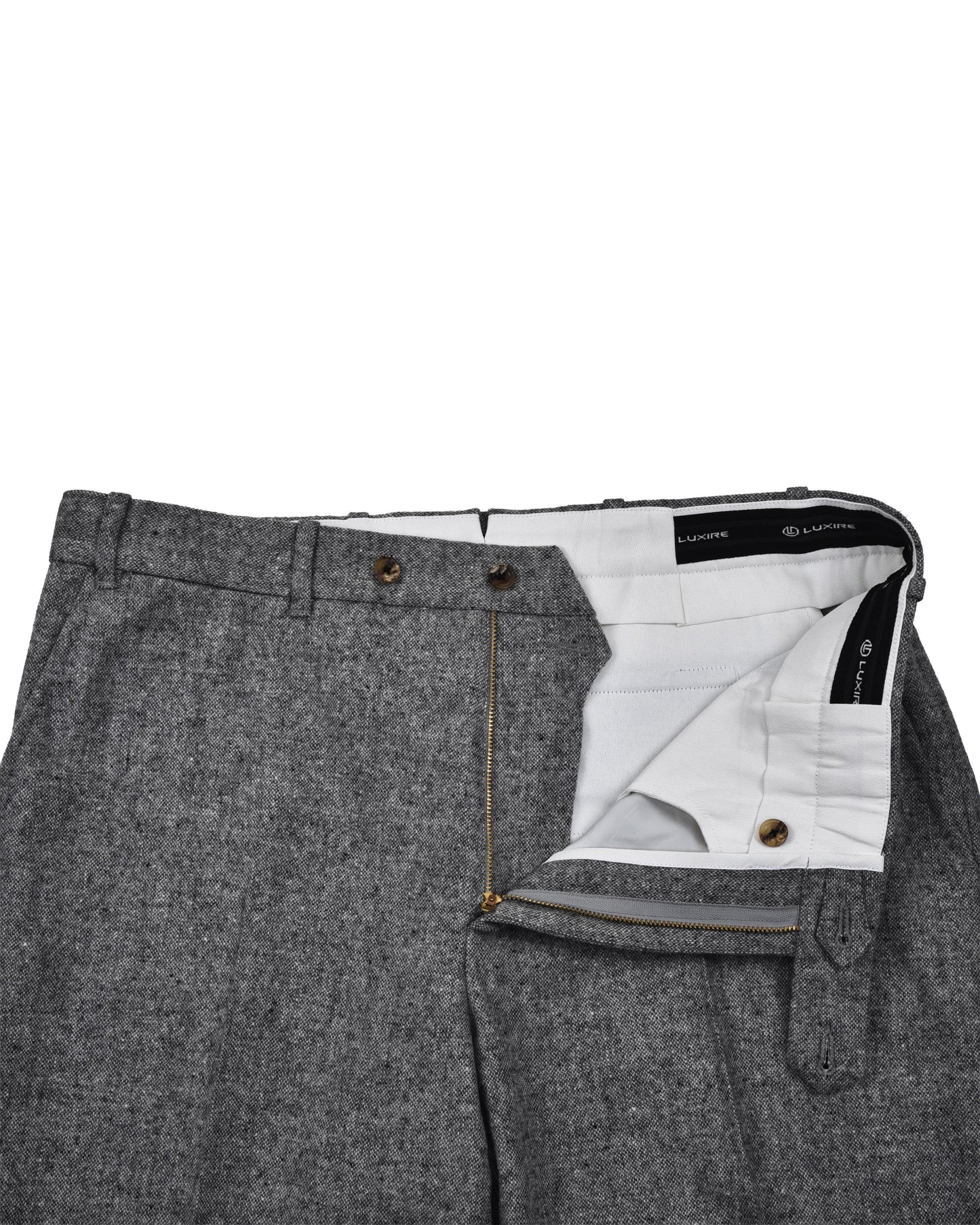 Loro Piana Grey Woolen Pant