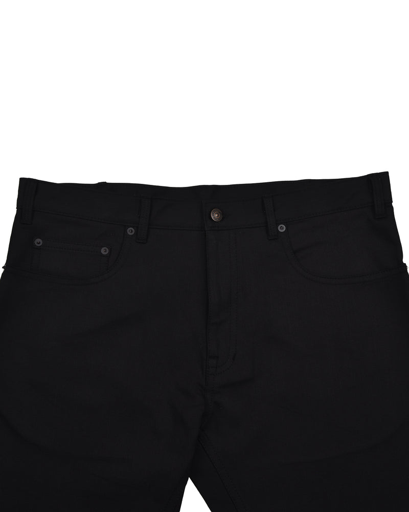 Jet Black Soft Twill Jeans