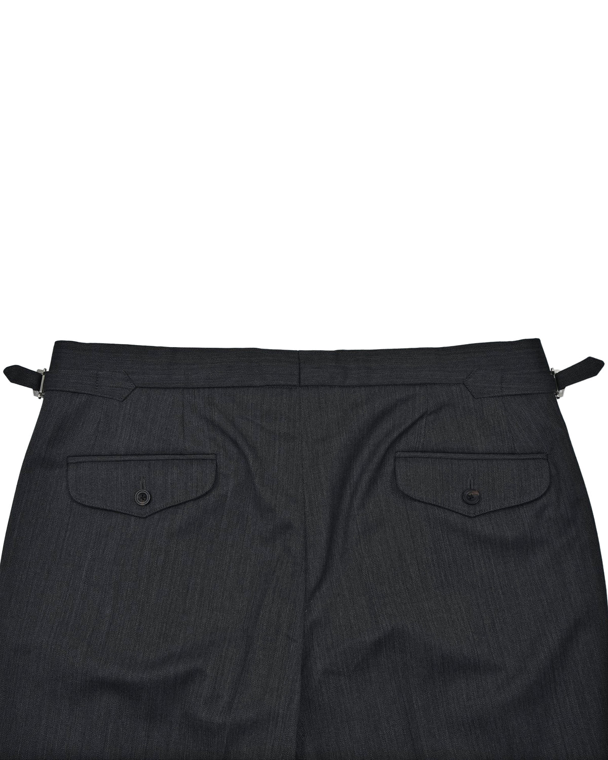 Performance Chino: Grey Herringbone - 6