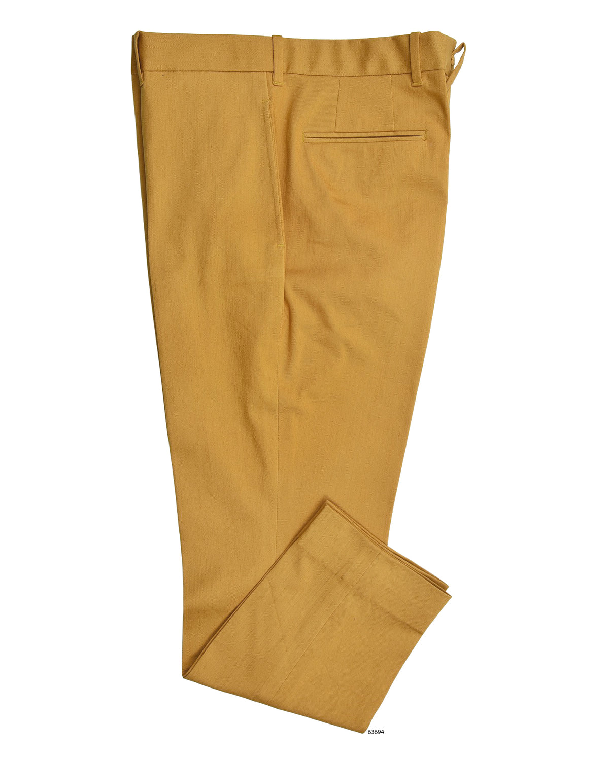 Golden Yellow Stretchable Pants - 1