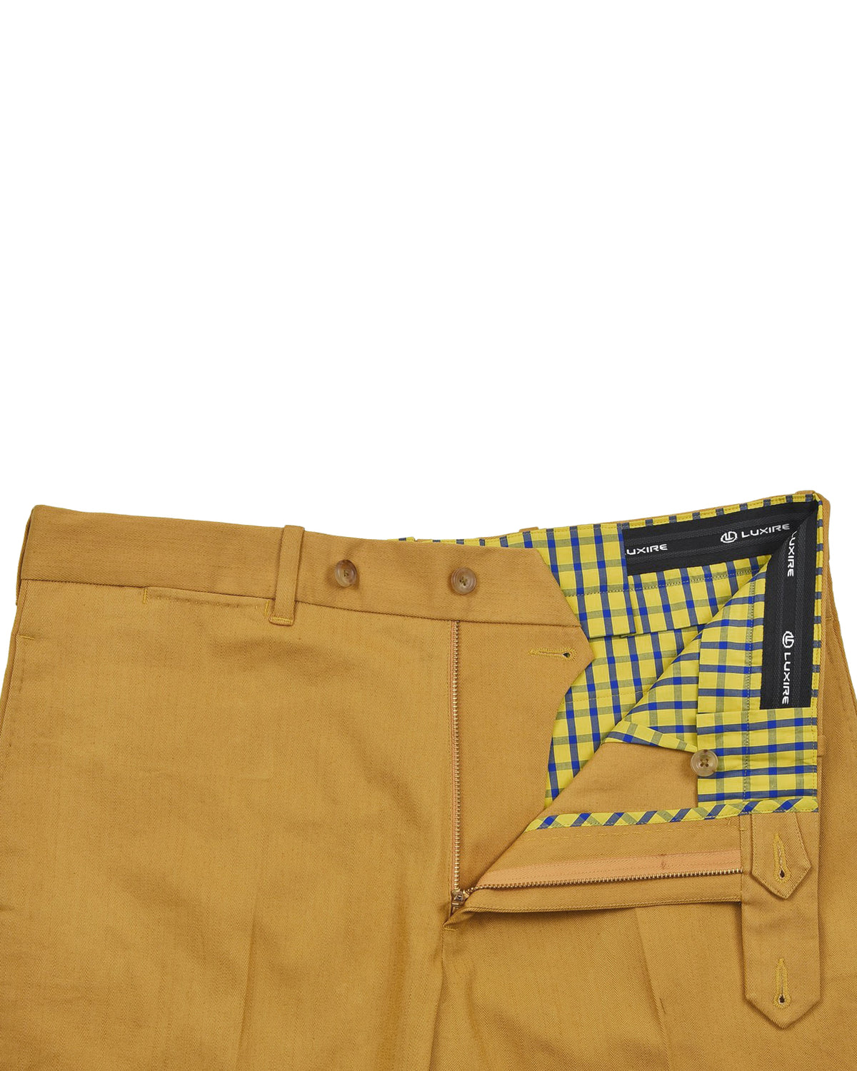 Golden Yellow Stretchable Pants - 4