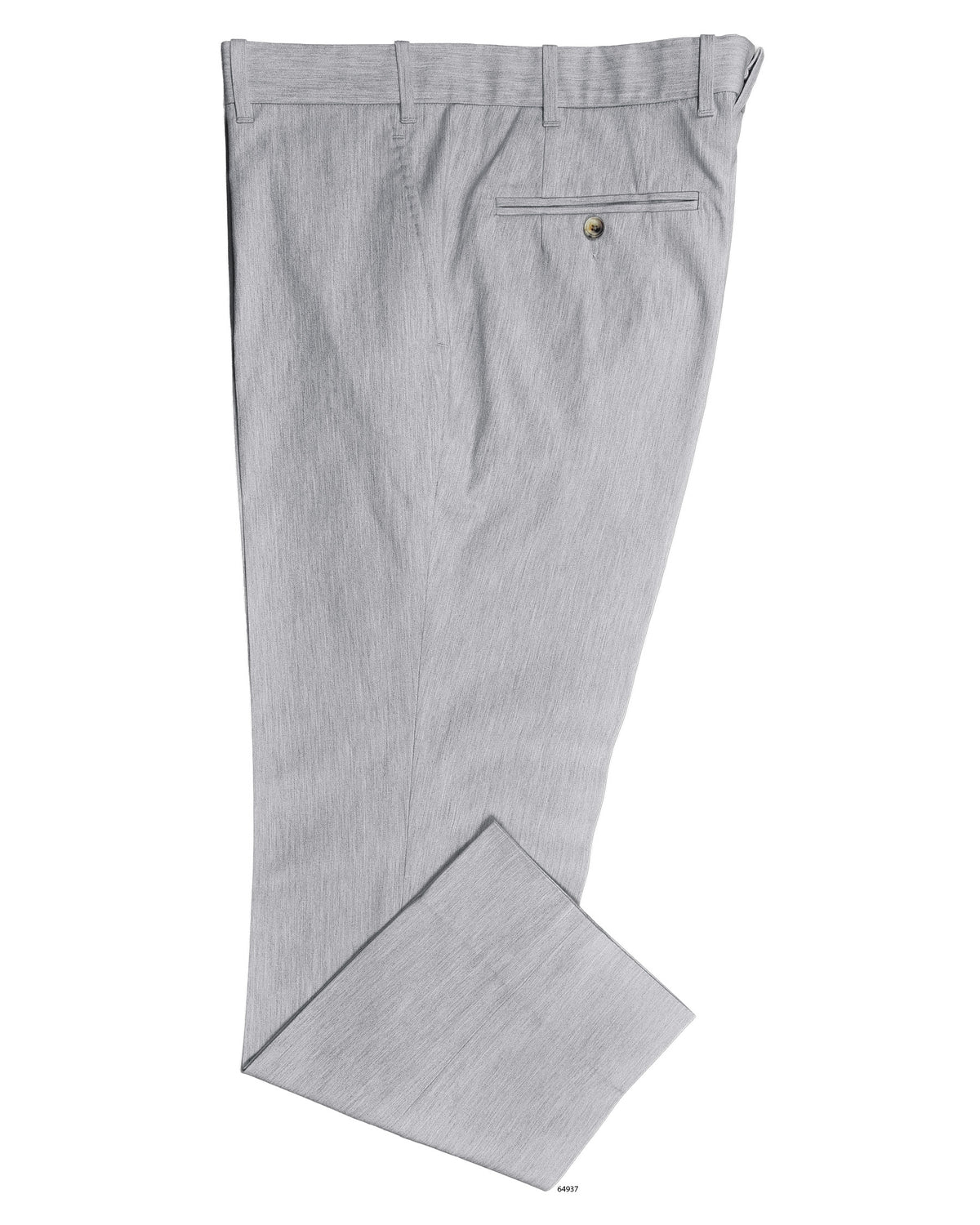 Light Grey Cotton Dress Pants - 1