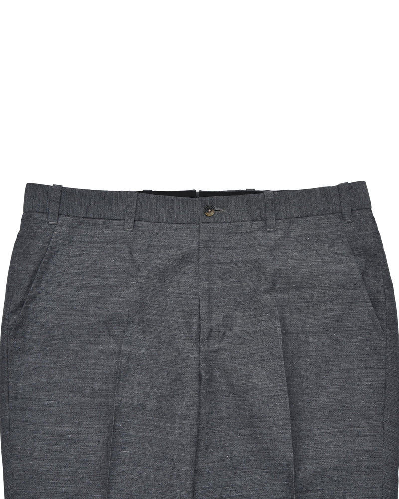 Solbiati Ash Grey Linen Dress Pant