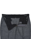 Solbiati Ash Grey Linen Dress Pant
