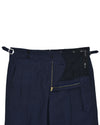 VBC: Navy Blue Wool-Linen