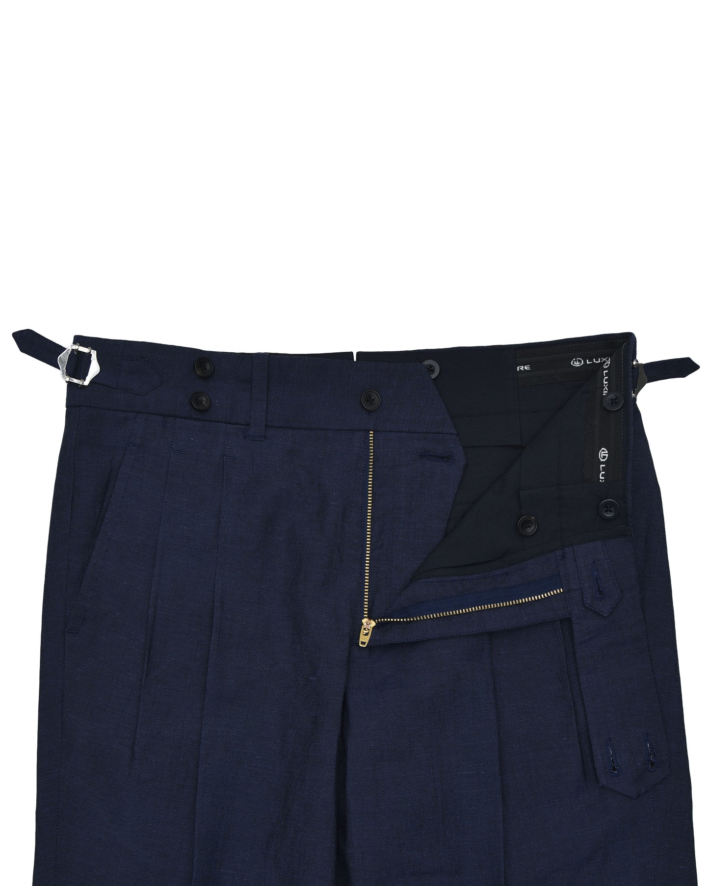 VBC: Navy Blue Wool-Linen
