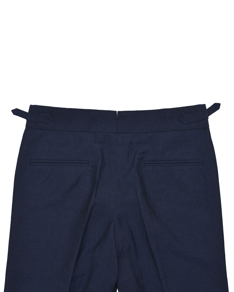 VBC: Navy Blue Wool-Linen