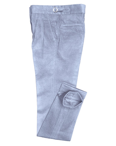 Modrone Corduroy Seersucker Bluish-Gray -8 Wale
