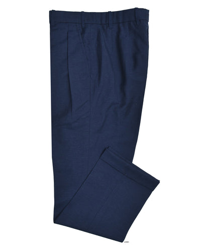 VBC: Navy Blue Wool-Linen