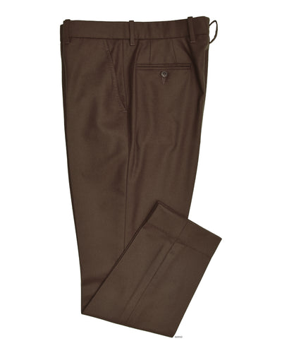 VBC:100% Wool Mud Brown Flannel