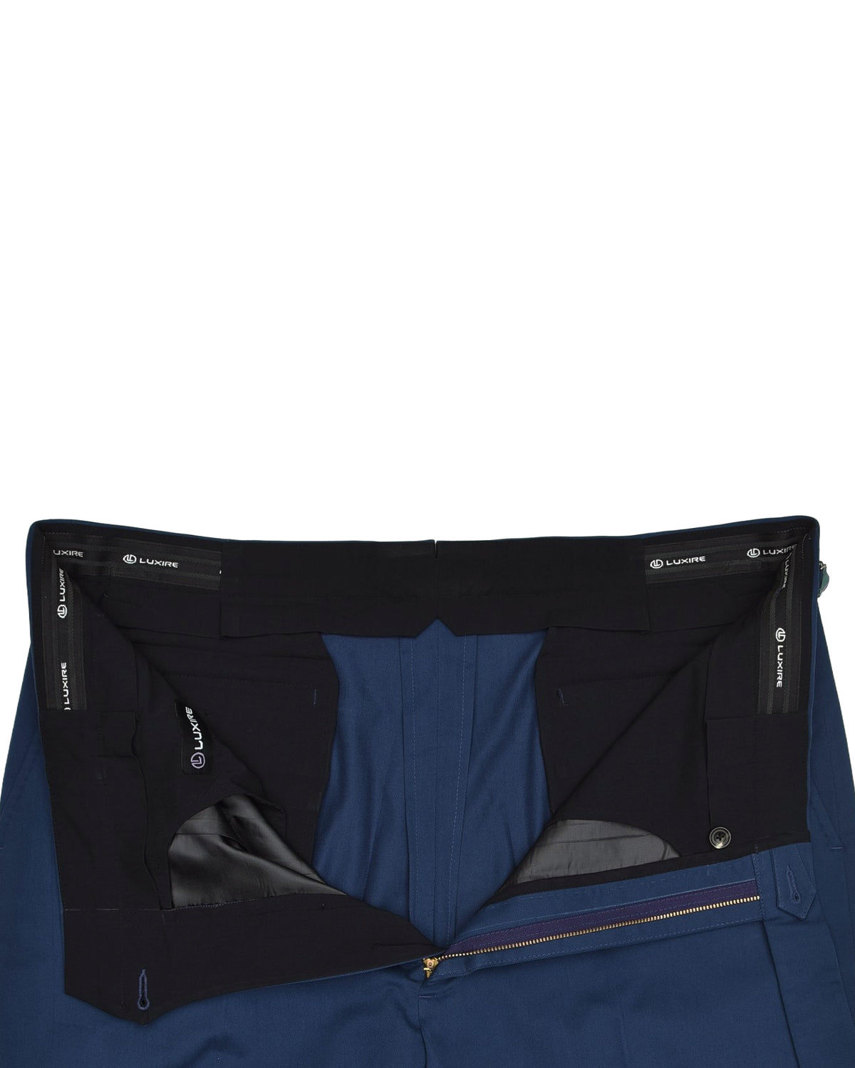 Blue Stretchable chino - 5