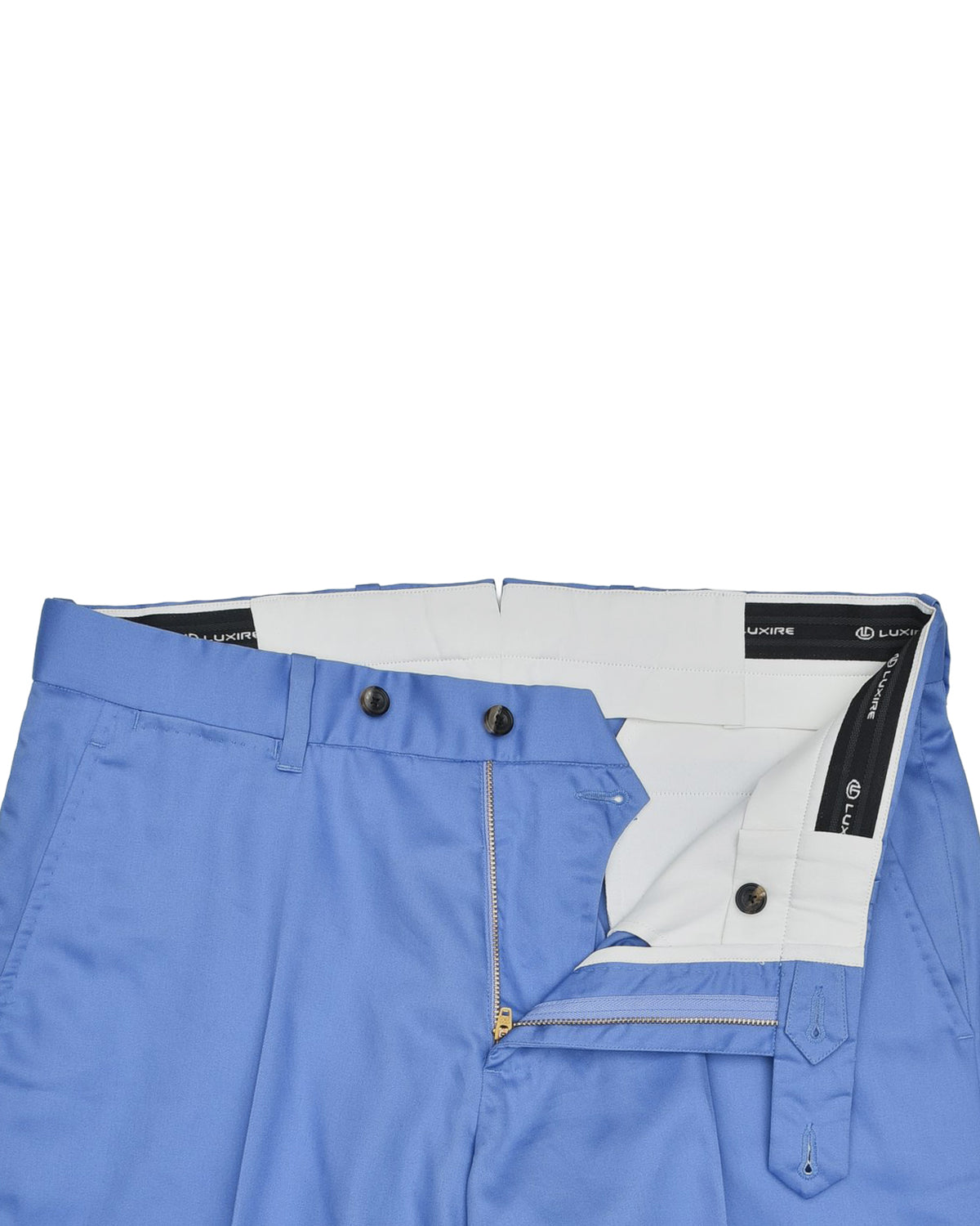Light Cobalt Blue Twill Pants - 4